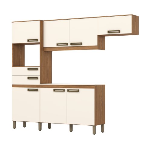 Kit Cozinha B107 07 Portas e 02 Gavetas