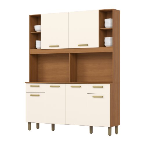 Kit Cozinha B130 06 Portas e 02 Gavetas