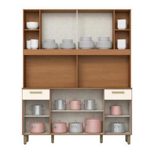 Kit Cozinha B130 06 Portas e 02 Gavetas