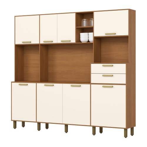 Kit Cozinha B131 08 Portas e 02 Gavetas