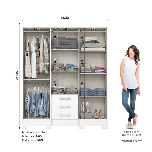 Guarda-roupa B23 06 Portas