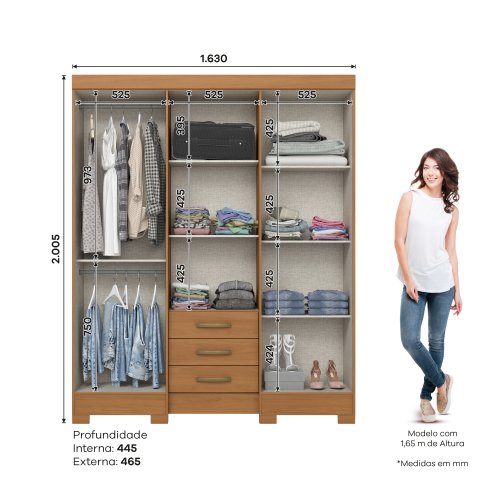 Guarda-roupa B23 06 Portas