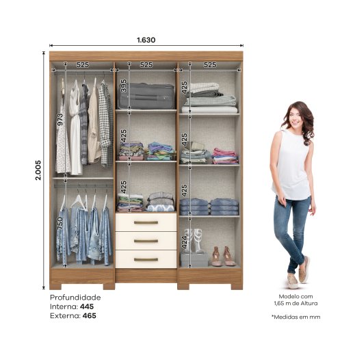 Guarda-roupa B23 06 Portas