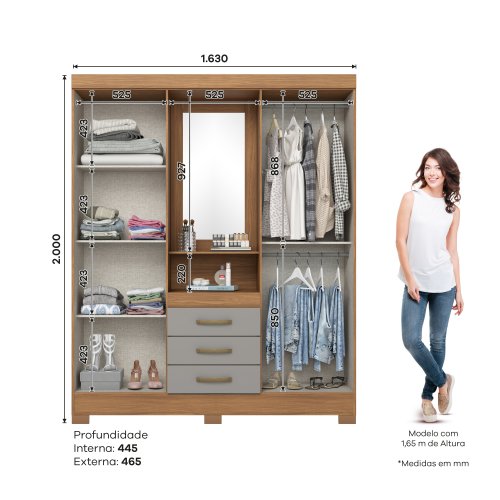 Guarda-roupa B24 04 Portas