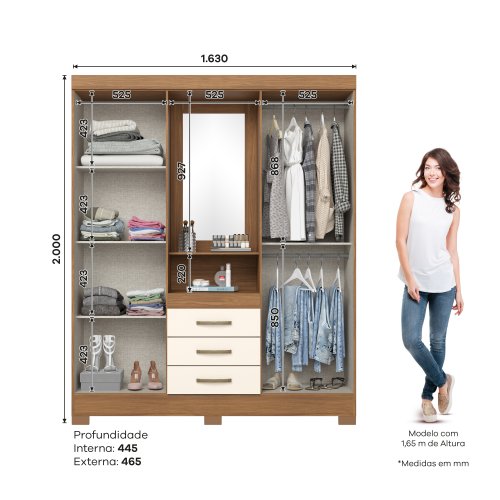 Guarda-roupa B24 04 Portas