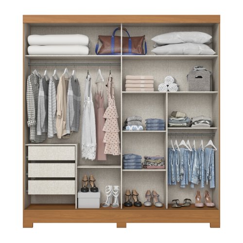 Guarda-roupa B352 02 Portas Deslizantes