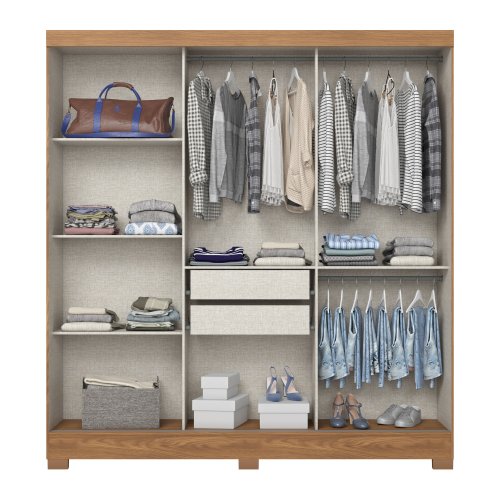 Guarda-roupa B376 03 Portas Deslizantes