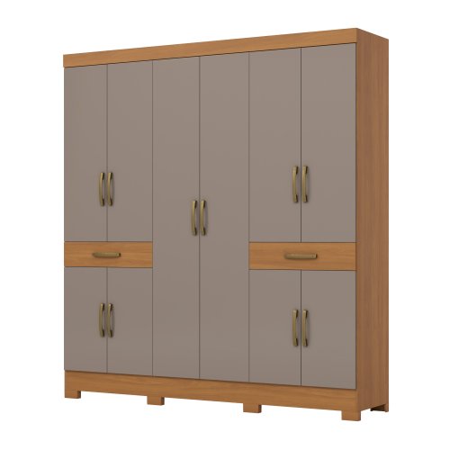 Guarda-roupa B384 10 Portas e 02 Gavetas