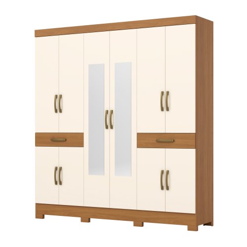 Guarda-roupa B384 10 Portas e 02 Gavetas