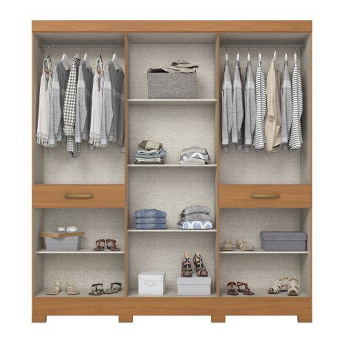 Guarda-roupa B384 10 Portas e 02 Gavetas