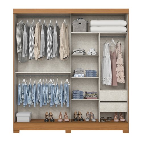 Guarda-roupa B385 02 Portas Deslizantes