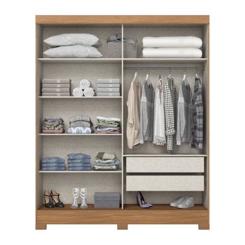 Guarda-roupa B74 02 Portas Deslizantes