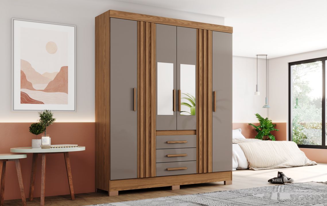 Guarda-roupa B375 06 Portas