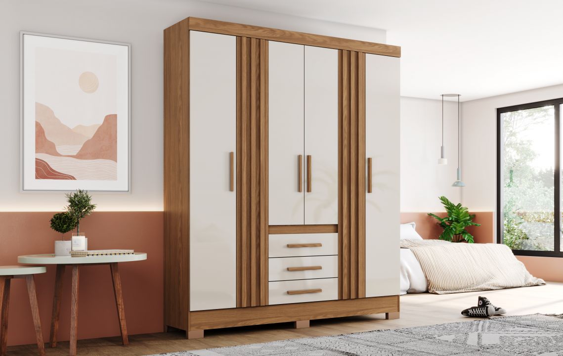 Guarda-roupa B375 06 Portas