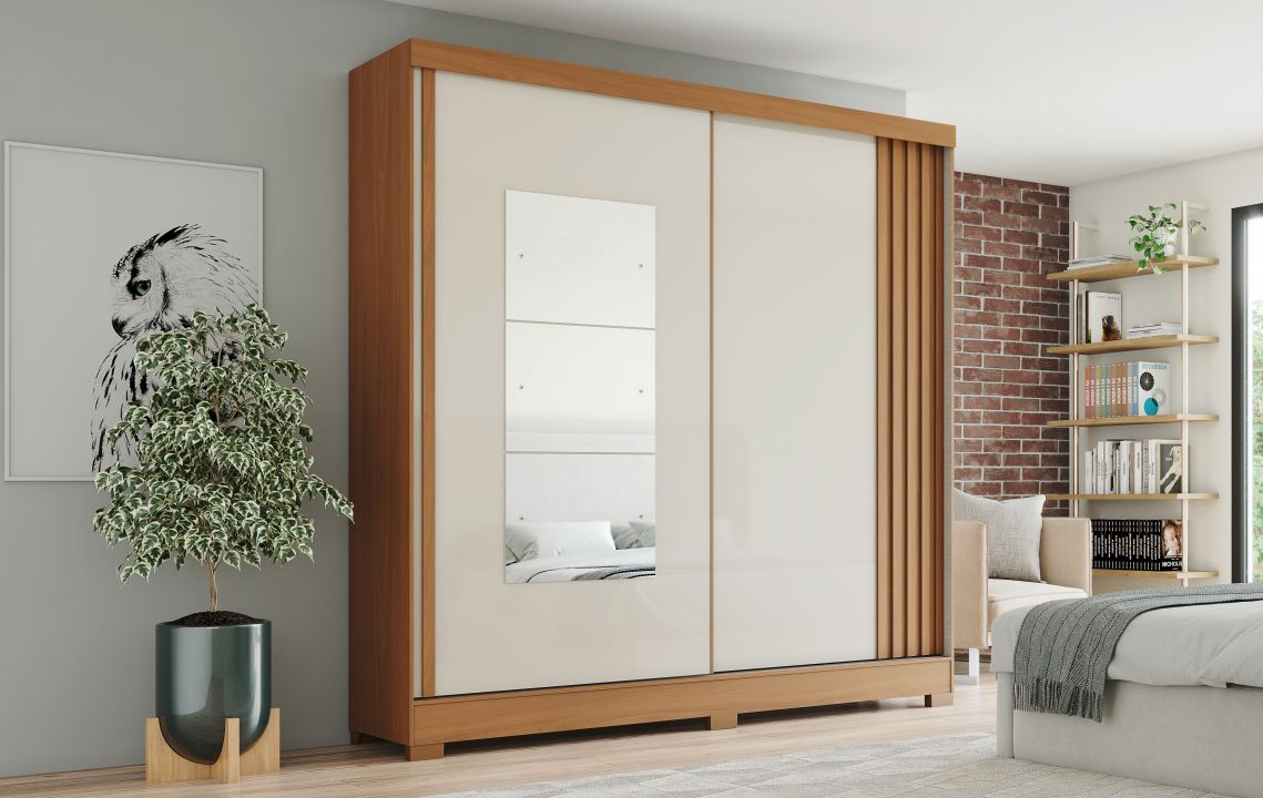 Guarda-roupa B385 02 Portas Deslizantes
