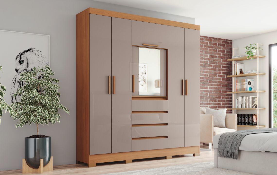 Guarda-roupa B393 06 Portas 04 Gavetas