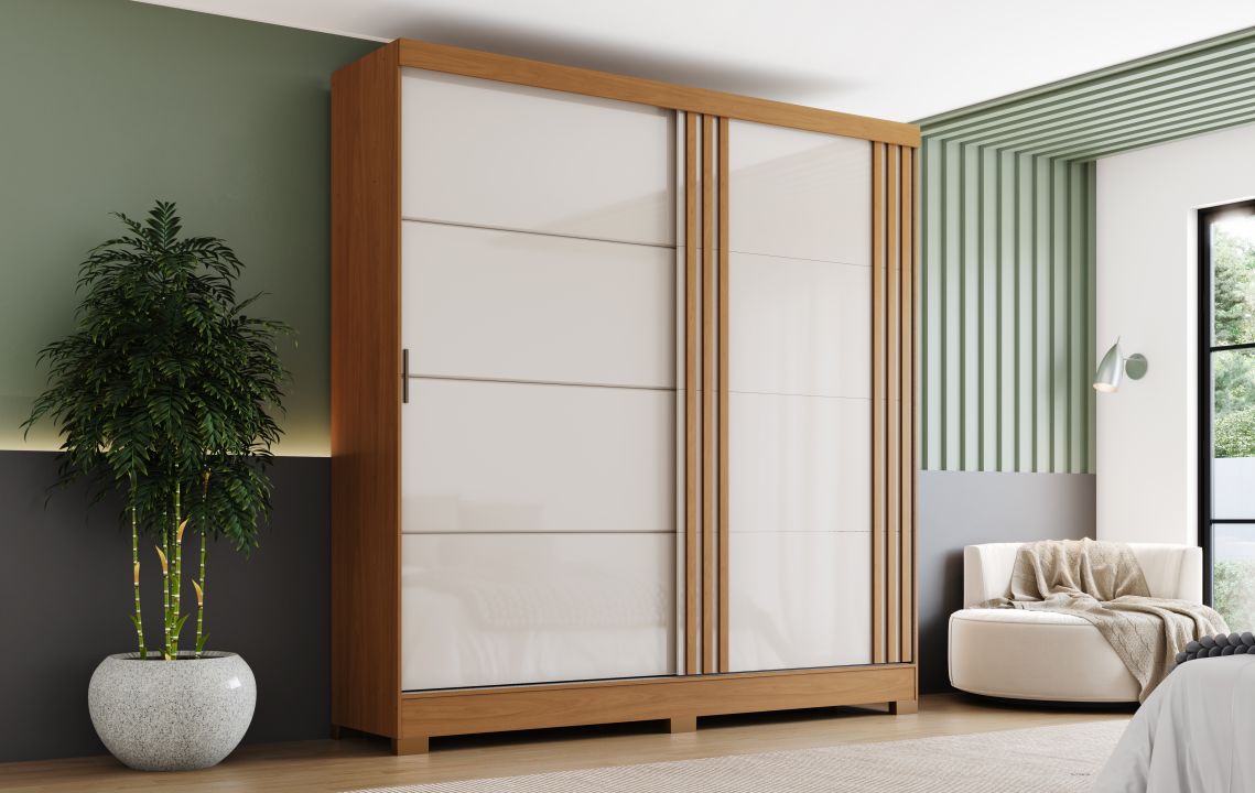 Guarda-roupa B352 02 Portas Deslizantes