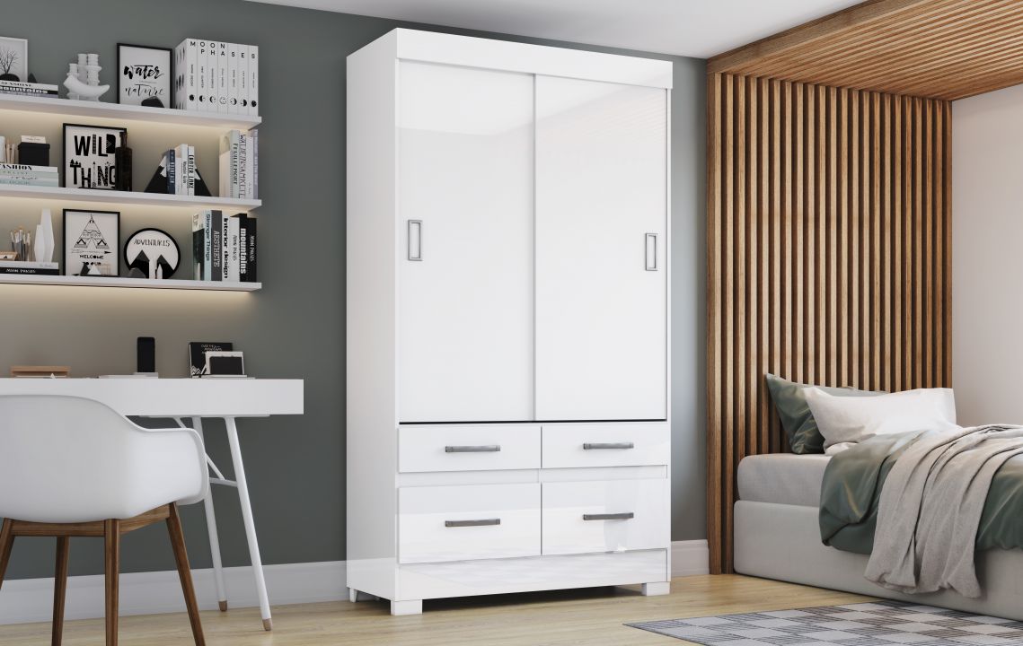 Guarda-roupa BE25 02 Portas Deslizantes