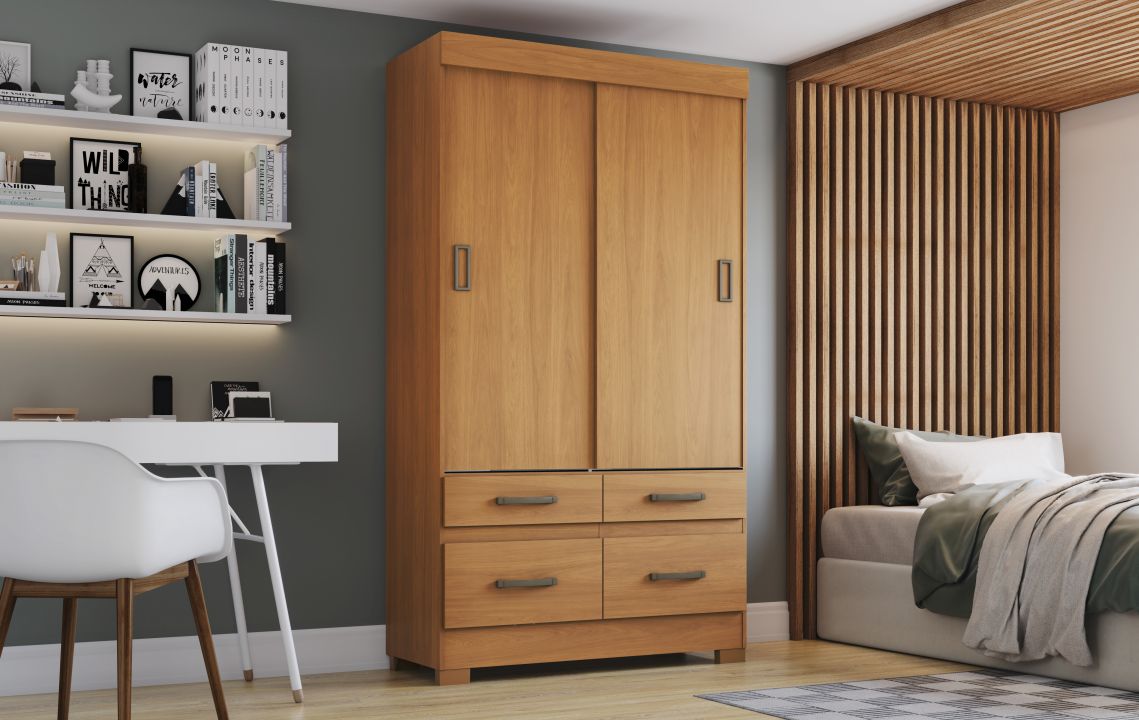 Guarda-roupa BE25 02 Portas Deslizantes