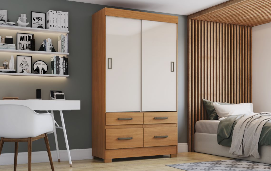 Guarda-roupa BE25 02 Portas Deslizantes