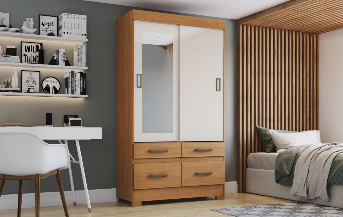 Guarda-roupa BE25 02 Portas Deslizantes